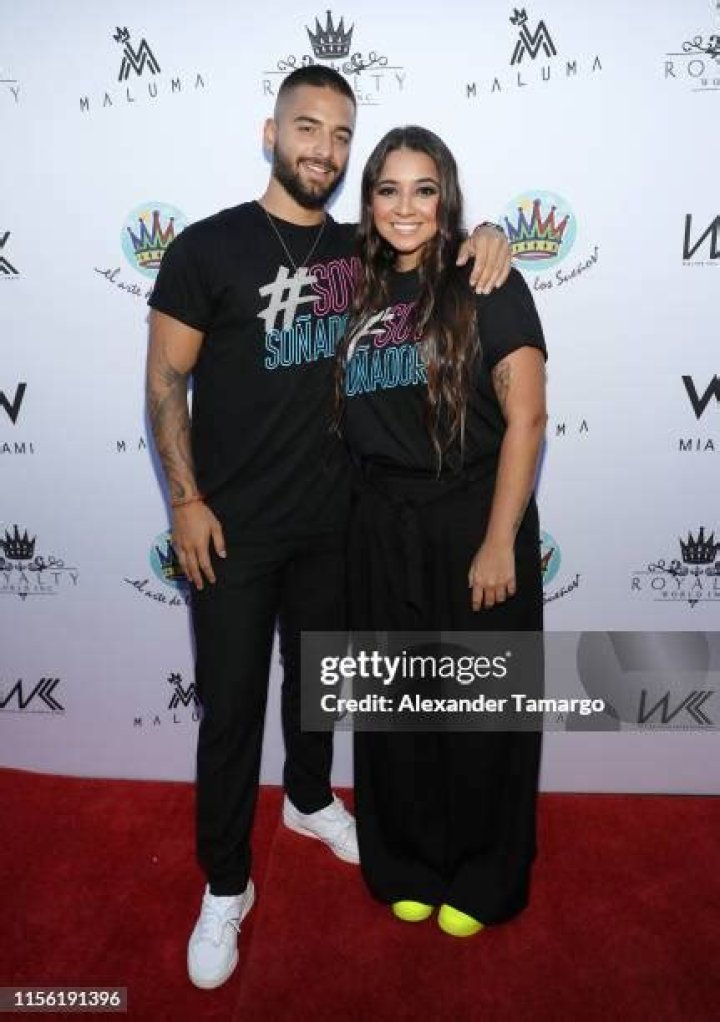 Maluma and his sister Manuela Londono Arias attend the El Arte de los