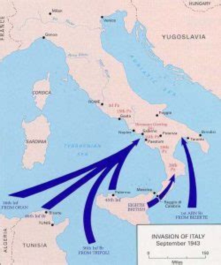 Map Italy invasion 943 Sarah Sundin