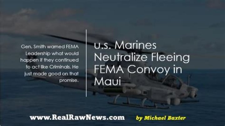 Marines Neutralize Fleeing FEMA Convoy in Maui NewTube