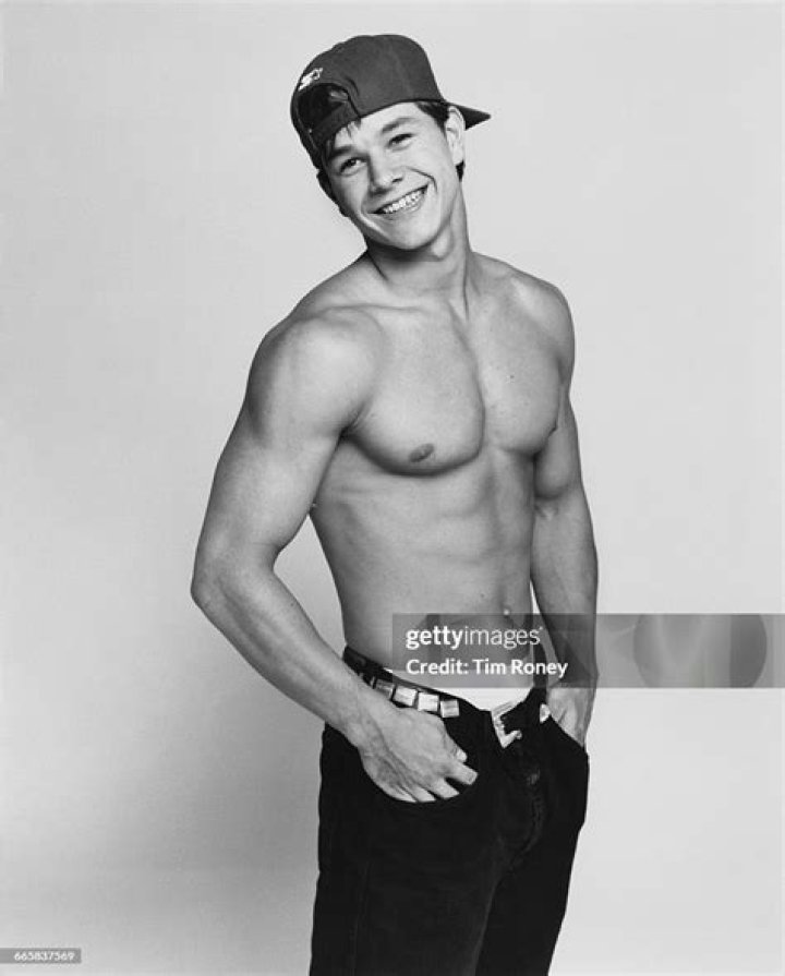 Marky Mark, singer and rapper of the Funky Bunch, posing in the... News