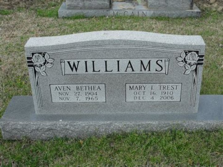 Mary Irene Trest Williams (19102006) Find a Grave Memorial
