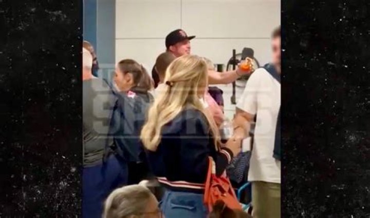 Matt Riddle shown acting in a disorderly way at airport in video