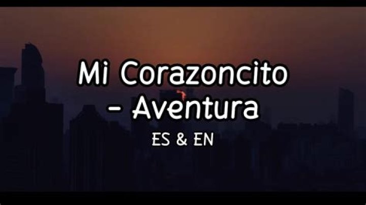 Mi Corazoncito Aventura (Lyrics) YouTube