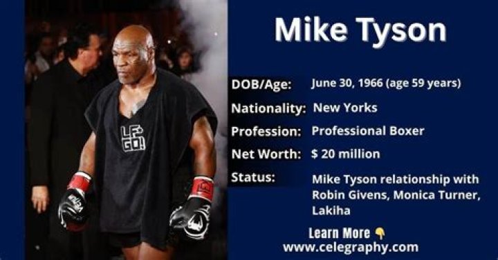 Mike Tyson Biography Age, Net Worth, Forbes, Children, Record, Height