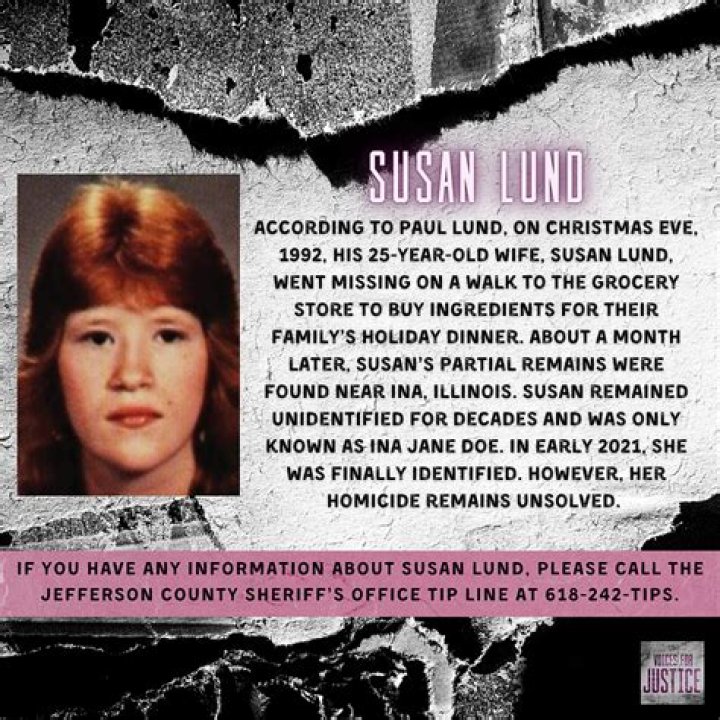 Missing Mom Susan Lund Is Ina Jane Doe, Decapitation Victim Found in
