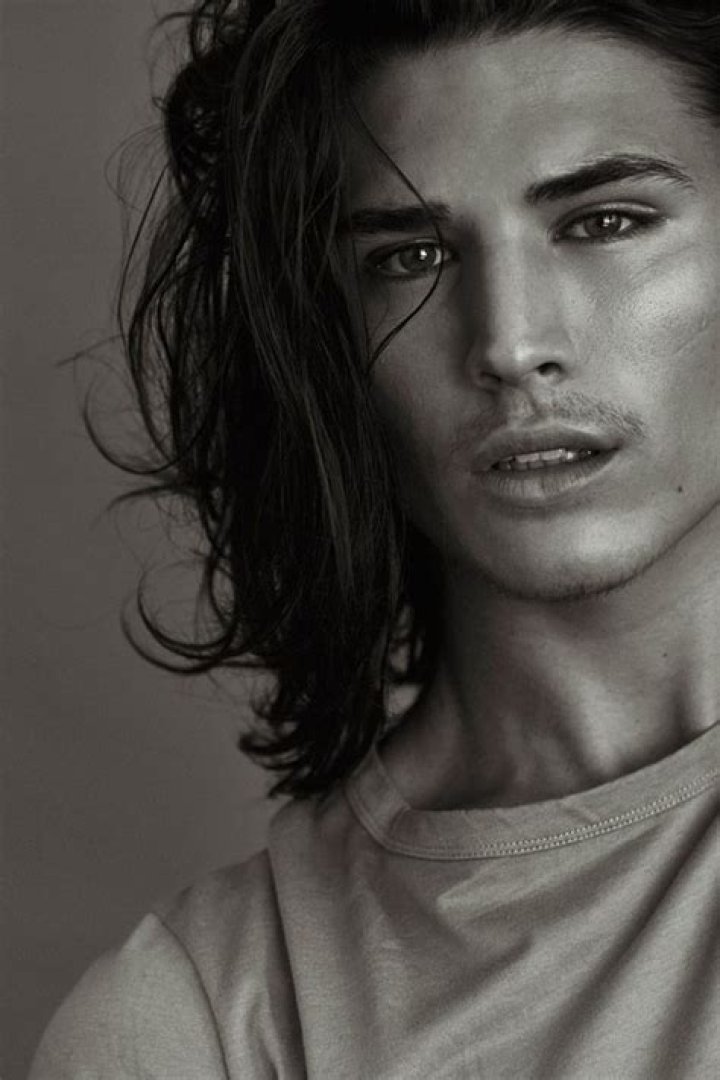 MMSCENE PORTRAITS Harrison at IMG Models Mikey Whyte Long hair male