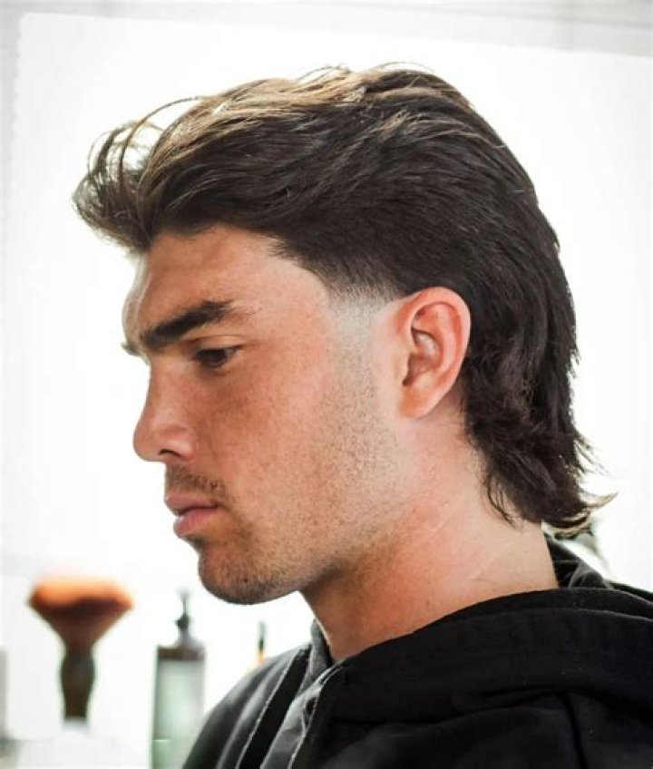 Modern Mullet Haircut, Mens Mullet, Mullet Fade, Curly Mullet, Modern