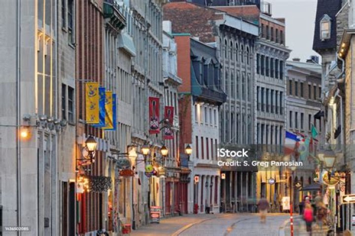 Montreal Old Town Rue Saintpaul Stock Photo Download Image Now