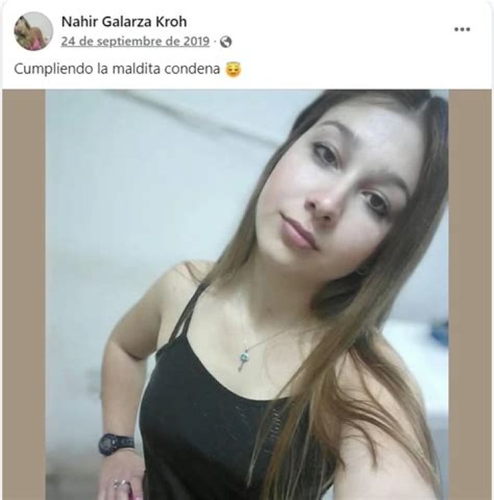 Nahir Galarza cumple nueve días en huelga de hambre y sus padres dicen