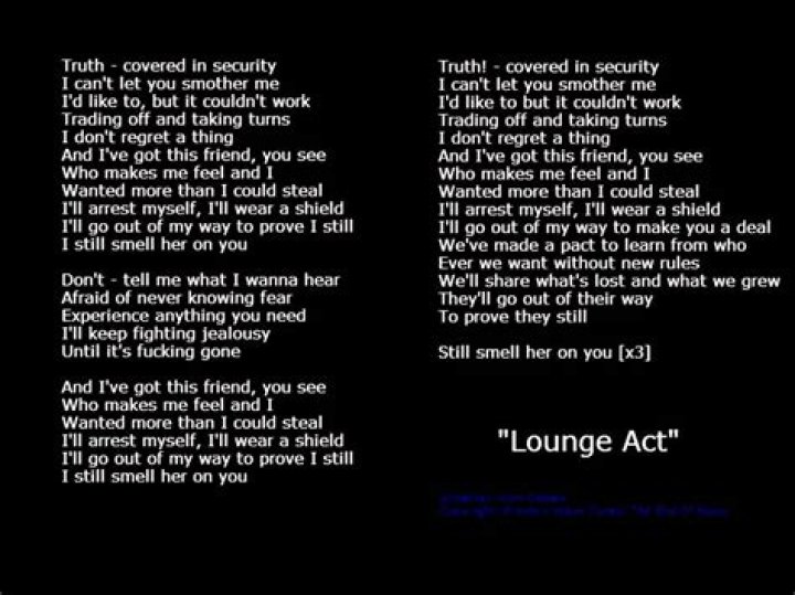 Nirvana Lounge Act Lyrics YouTube