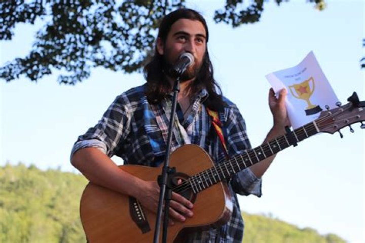 Noah Kahan performs at Coniston YMCA Camp Coniston