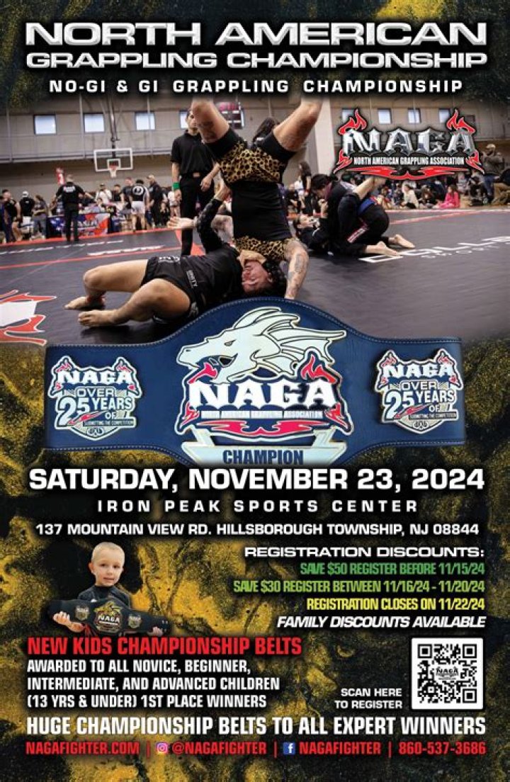 North American Grappling Association NAGA Fighter