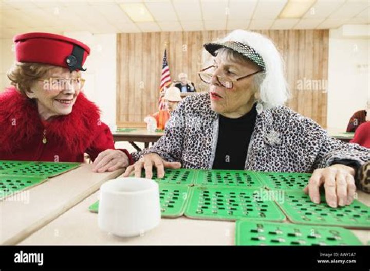 Old Ladies Playing Bingo
