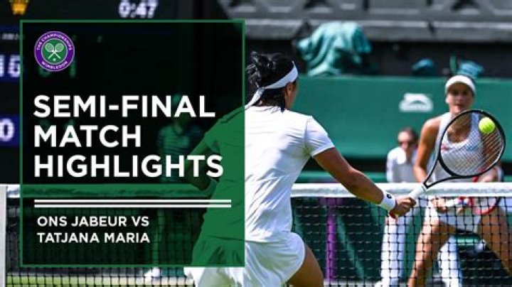 Ons Jabeur Vs Tajana Maria, great friends to play Wimbledon semifinal