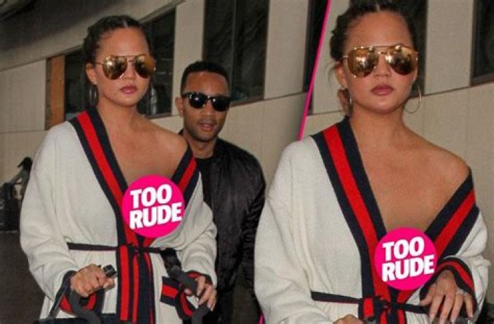 Oops! Chrissy Teigen Suffers Nip Slip Onstage
