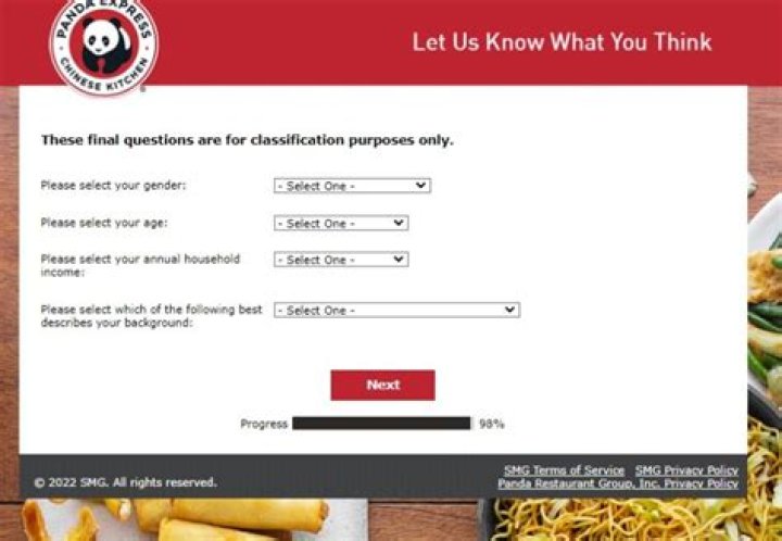 Panda Express Feedback