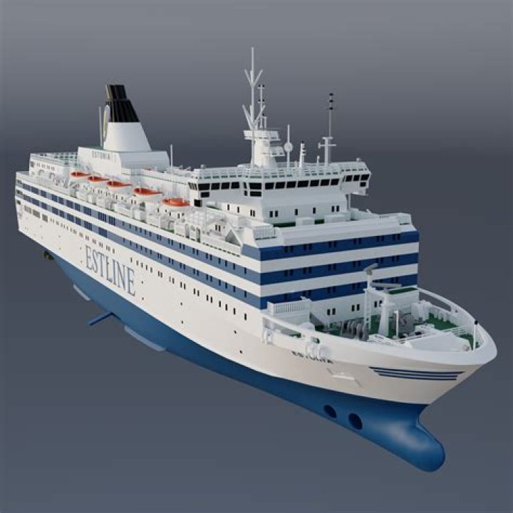 Passenger ferry Estonia 3D model by Polywerk3d [d245104] Sketchfab