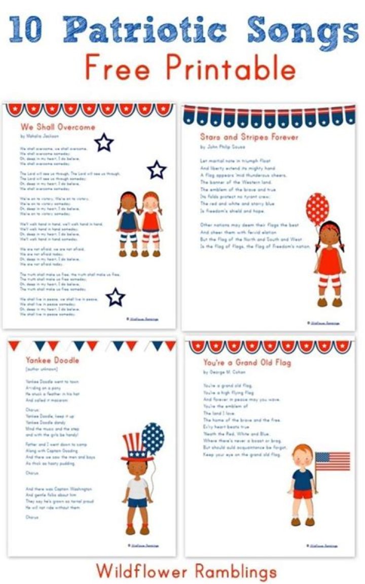 Patriotic Songs for kids. Patriotic music for elementary schools,
