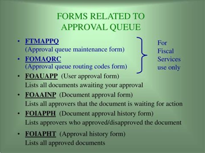 Perform Approval Queue ppt download
