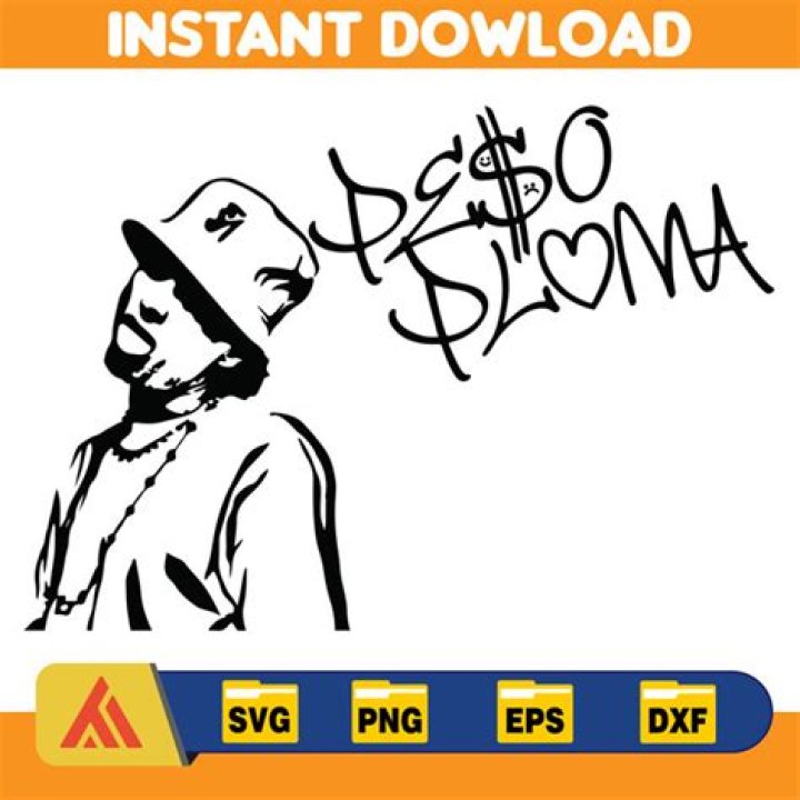 Peso Pluma, PNG, SVG, JPEG, Musica regional, Cricut, Printab Inspire