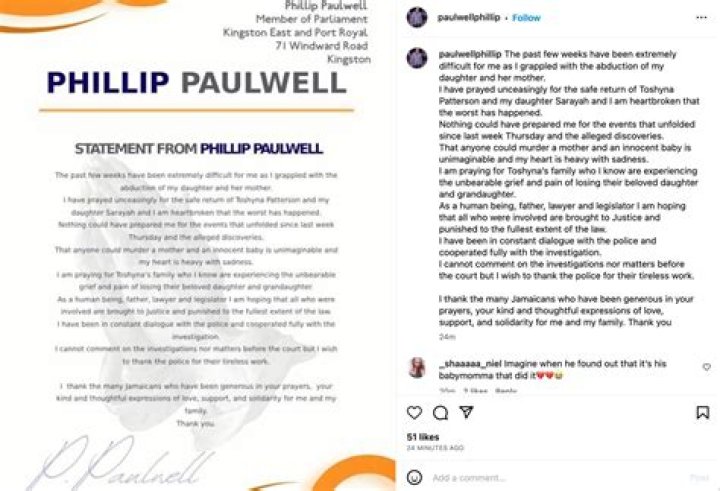 Phillip Paulwell Says He's "Worried Sick" Over Missing Baby Mother and