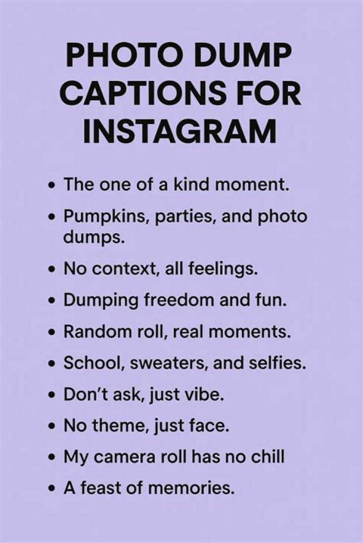 Photo dump captions 🎞 Good insta captions, Good instagram captions