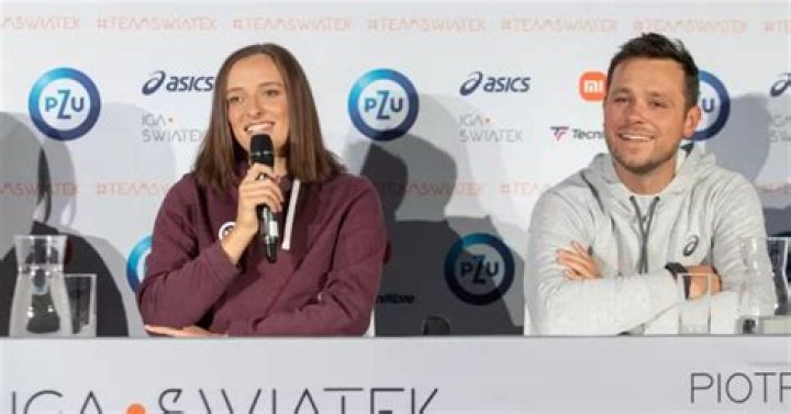 Piotr Sierzputowski and Iga Swiatek