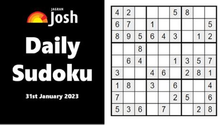 Play Daily Sudoku Puzzle Online, 31st January 2023 with Answers, Solutions