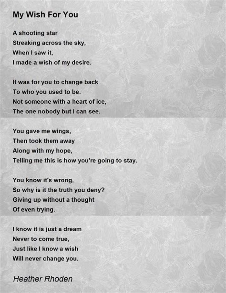 Poem My Wish for You LetterPile