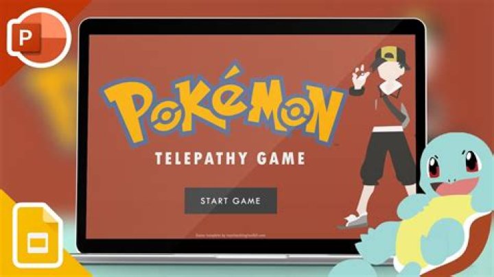 POK&Eacute;MON TELEPATHY GAME Free PowerPoint & Google Slides Game for ESL