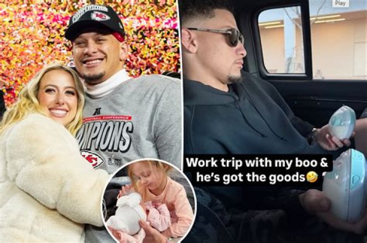 Pregnant Brittany Mahomes Jokes About Crashing Patrick Mahomes