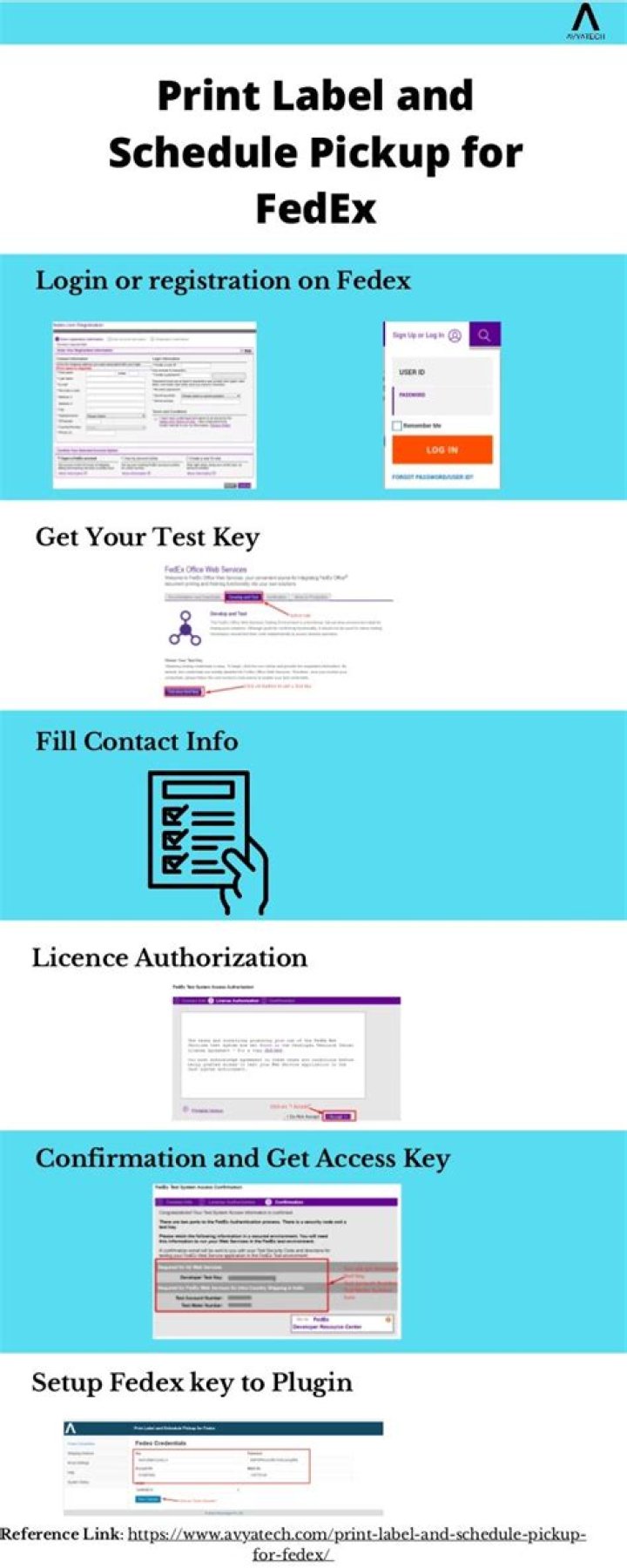 Print Label and Schedule Pickup for FedEx