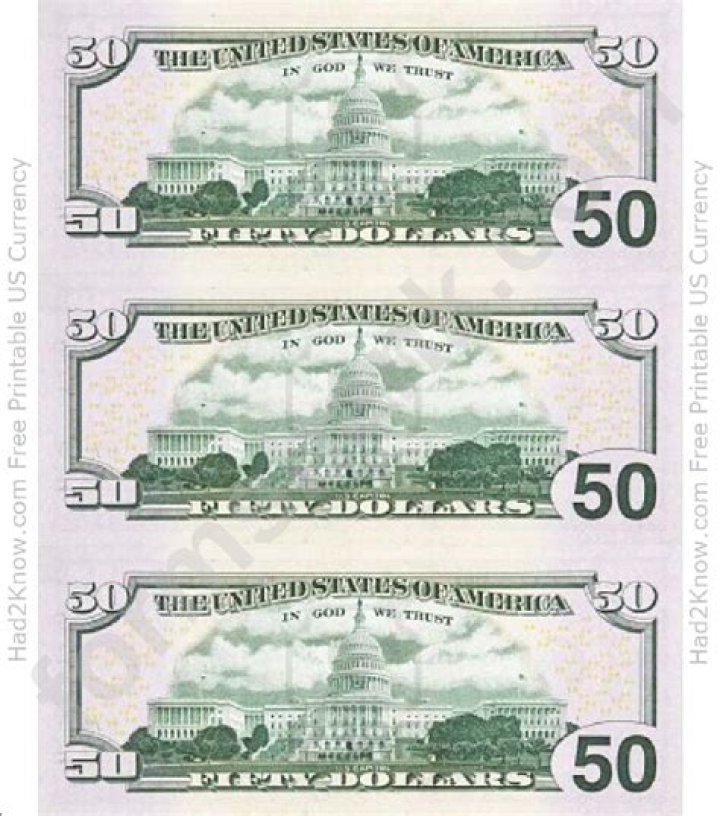 Printable 50 Dollar Bill Printable Word Searches
