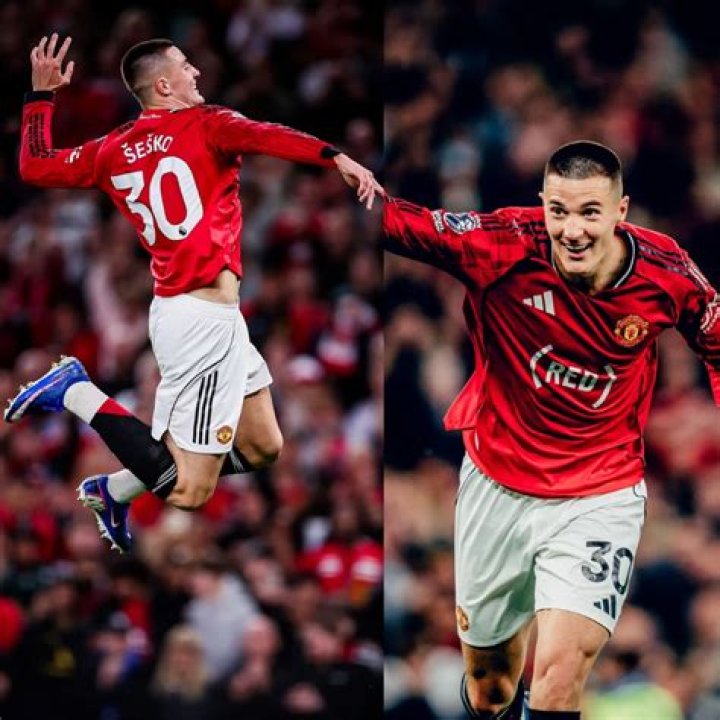 Promising striker of Manchester United Garnacho, his wife and son