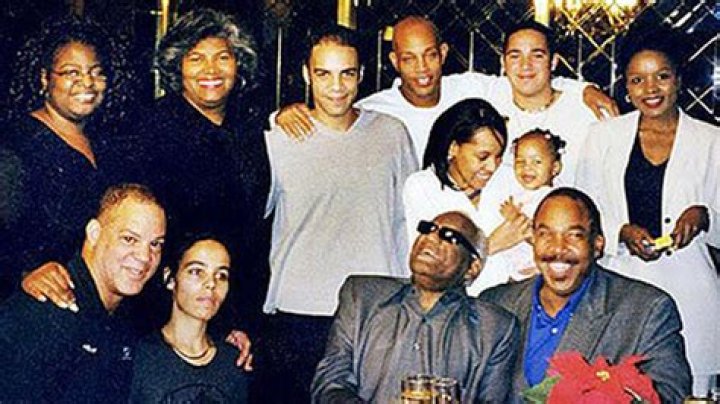 Ray Charles and his grandchildren, Los Angeles, 1991 (Photographer