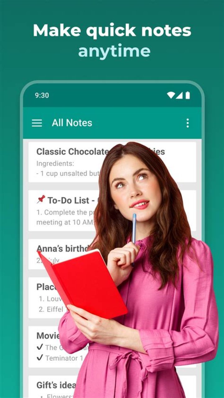 Red — Notes App