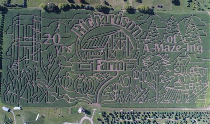 Richardson Adventure Farm opens "World's Largest" Corn Maze to public