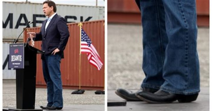 Ron DeSantis is wearing heightboosting boots, experts claim