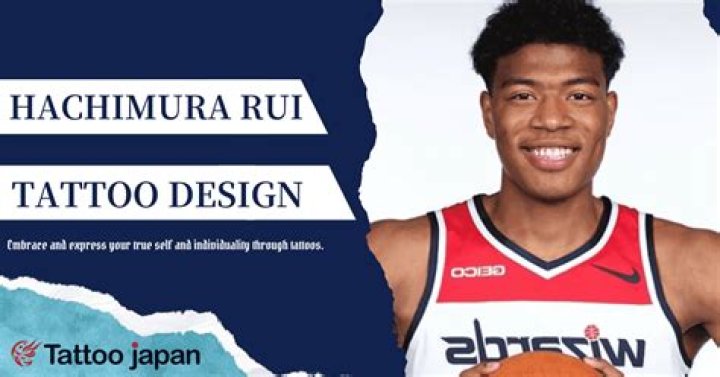 Rui Hachimura Tattoo Meaning And Design Hair Looks Good On His Face