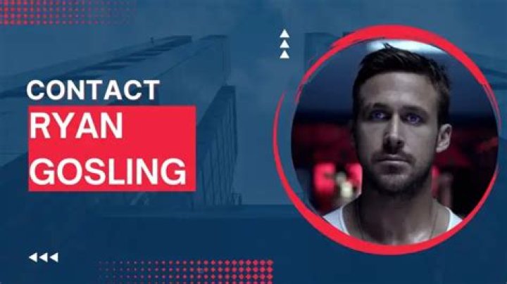 Ryan Gosling Fan Mail Address Fanmail Address