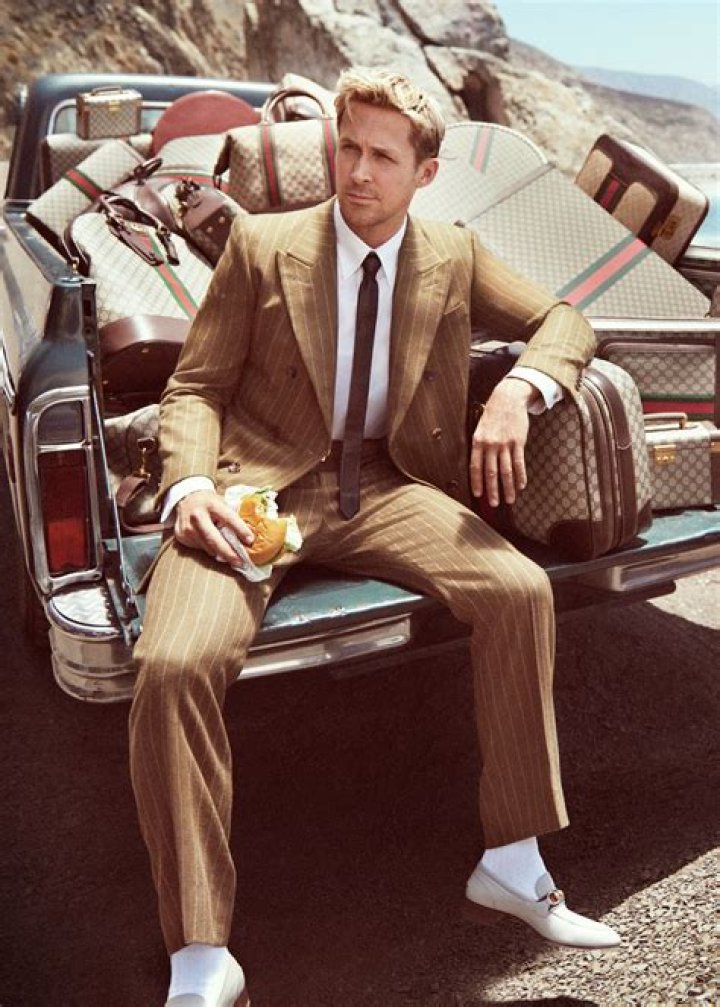 Ryan Gosling in the Gucci Valigeria Campaign Milan Fashion TV