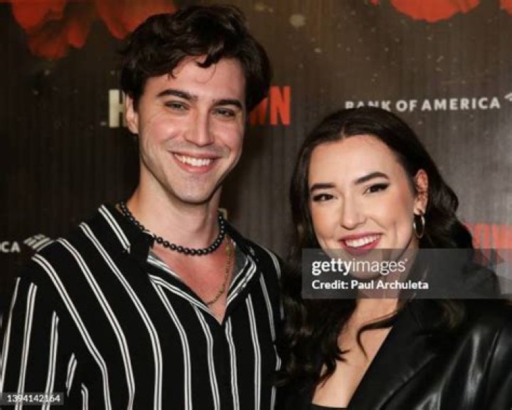 Ryan McCartan and Samantha Fekete 7th Annual GMCLA Voice Awards Red
