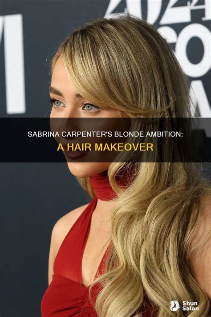 Sabrina Carpenter Dyed Her Hair And Is Now A