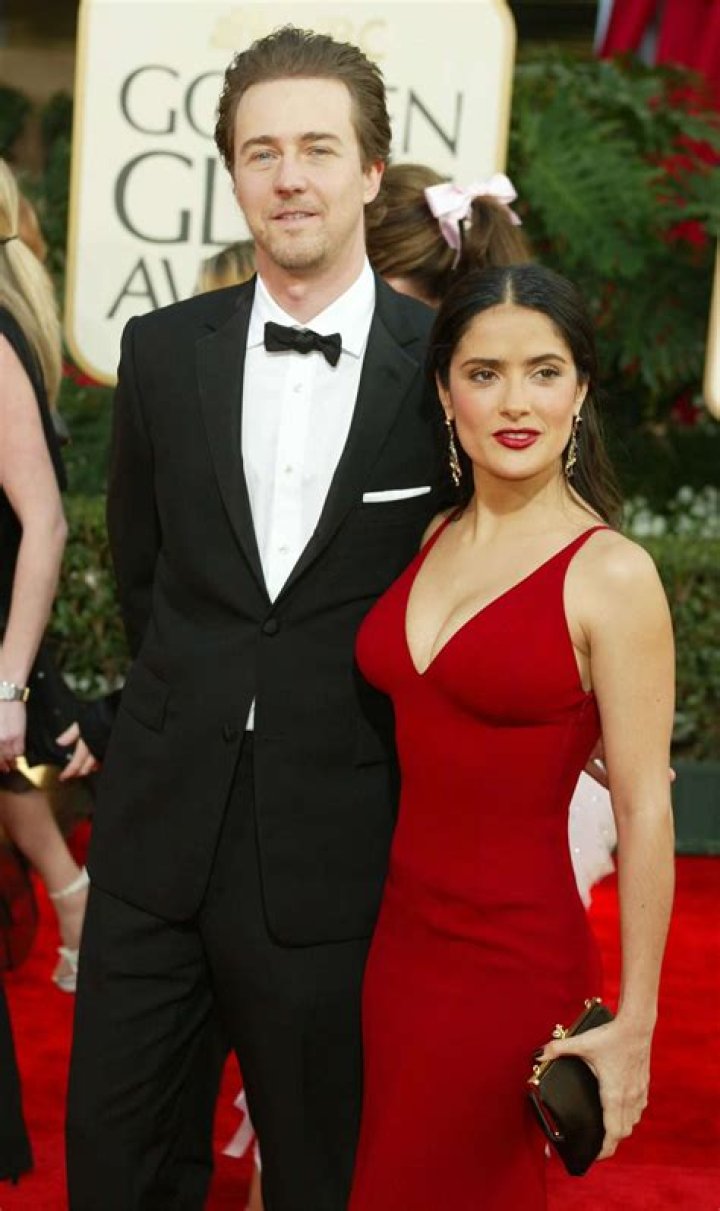 Salma Hayek and Edward Norton Celebrity Couples From the Past