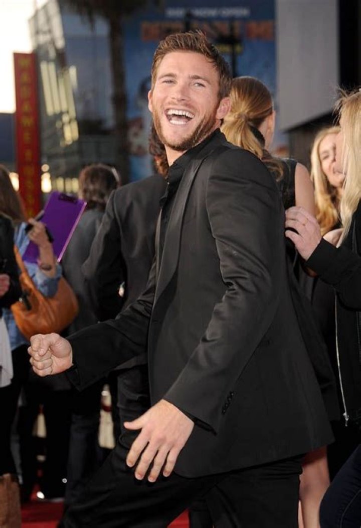 Scott Eastwood makes that face at The Longest Ride premiere The
