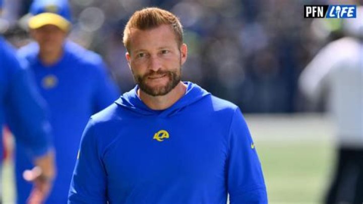 Sean McVay salary, net worth How much money is Rams head coach making