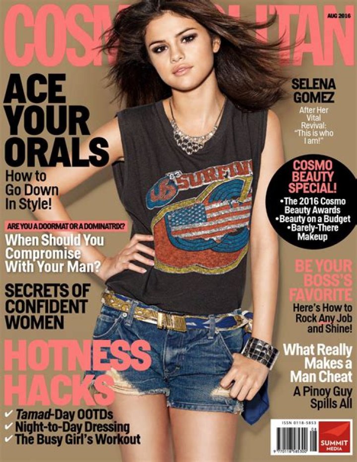 Selena Gomez Cosmopolitan Philippines August 2016 Issue &bull; CelebMafia