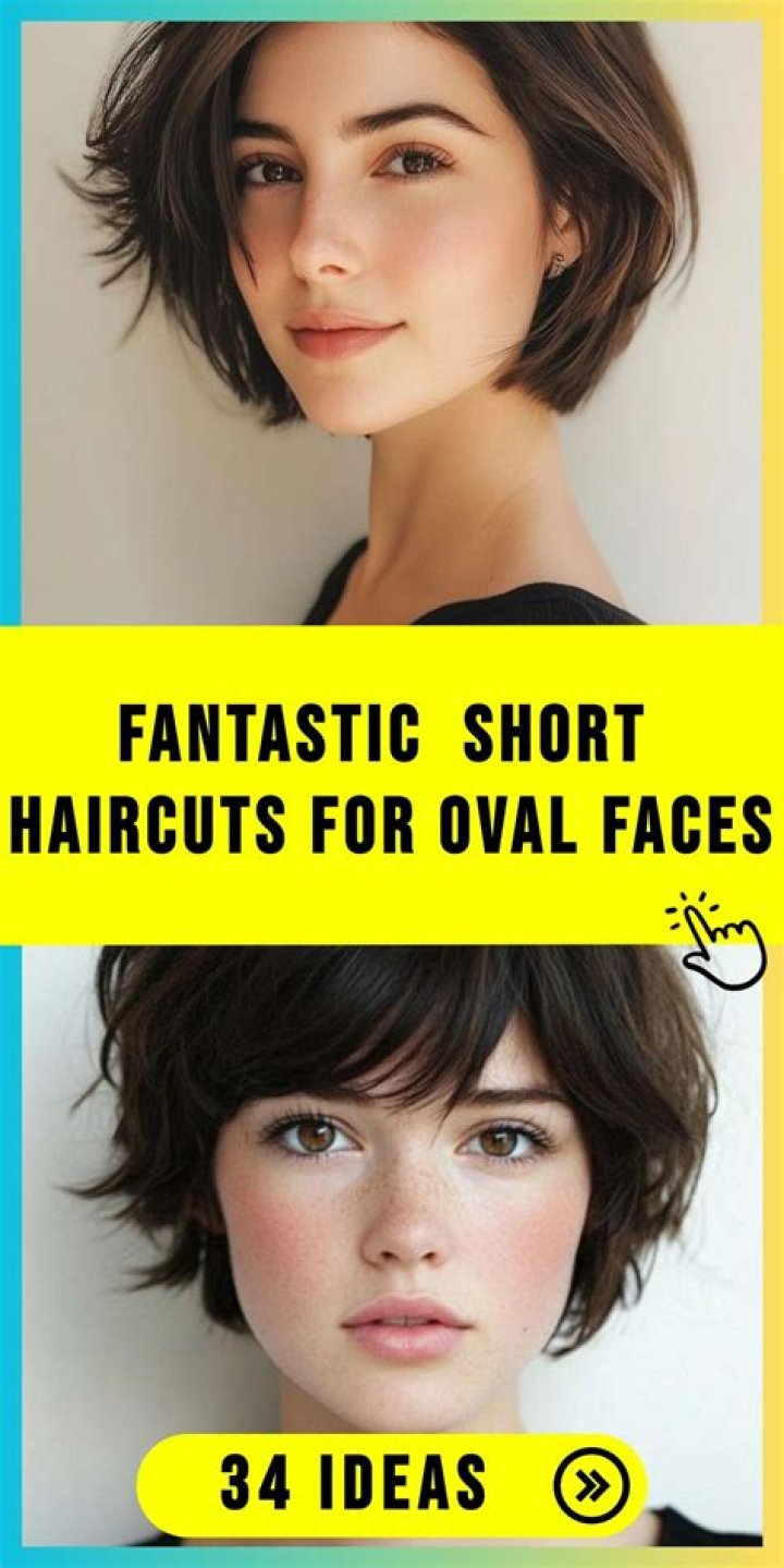 short haircuts for oval faces male NicholaAylish
