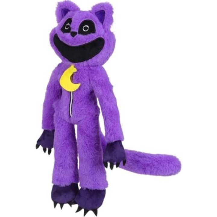 Smiling Critters Horror Bobby Purple Cat Monster Smiles Big Mouth