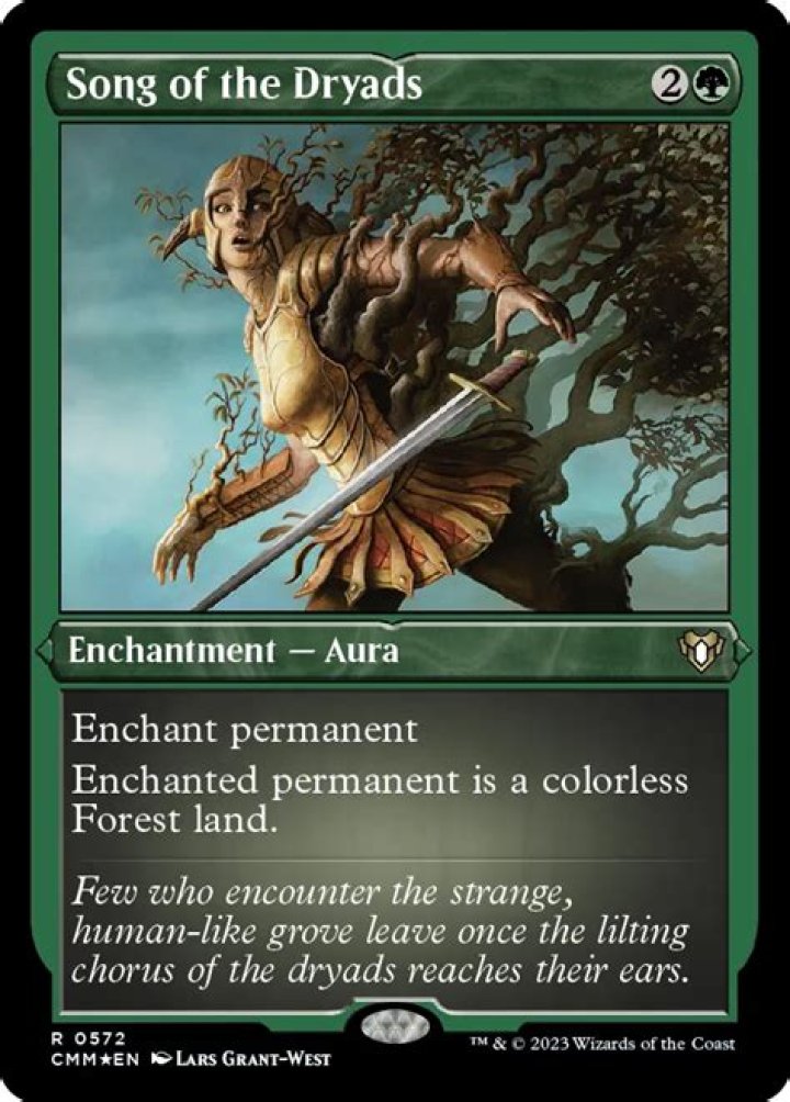 Song of the Dryads Commander Masters MTG Print
